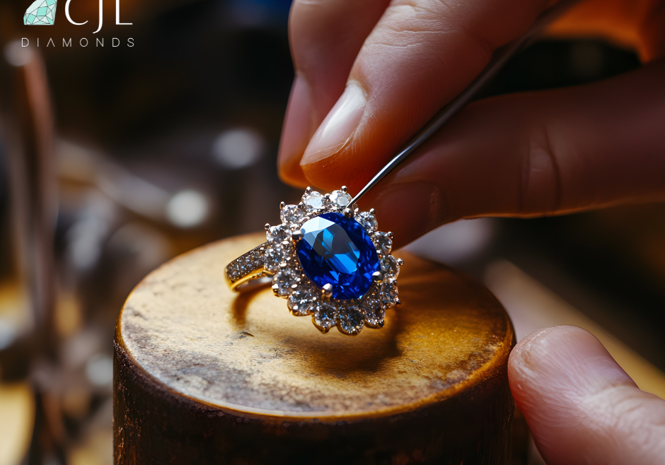 Custom Sapphire Engagement Rings like Princess Diana's Classic